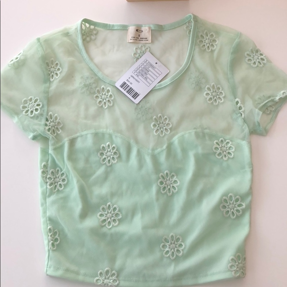 Urban outfitters Pins and needles crop top